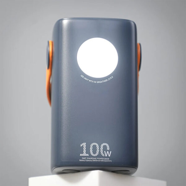 Потужний повербанк 60000mAh 100W Remax 2xType-C/3xUSB з ліхтарем - Зображення 6