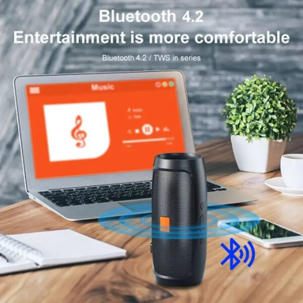 Портативна колонка динамік Bluetooth - Зображення 5